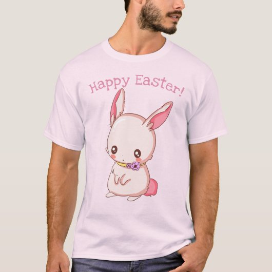 Cute Easter Bunny T-shirt (Voorkant)