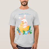 Cute Easter Bunny T-shirt (Voorkant)