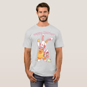 Cute Easter Bunny T-shirt (Voorkant volledig)