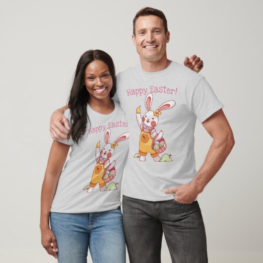 Cute Easter Bunny T-shirt (Unisex)