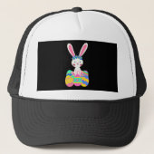 Cute Easter Bunny Trucker Pet (Voorkant)
