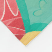 Cute Easter Bunny-Waterverf | Fleece Blanket (Hoek)