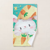 Cute Easter Bunny-Waterverf | Handdoekset Bad Handdoek (Handdoek)