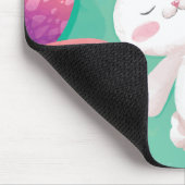 Cute Easter Bunny-Waterverf | Mousepad Muismat (Hoek)