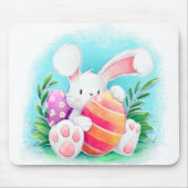 Cute Easter Bunny-Waterverf | Mousepad Muismat (Voorkant)