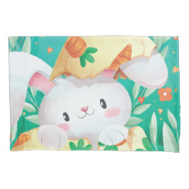 Cute Easter Bunny-Waterverf | Proefcase Kussensloop