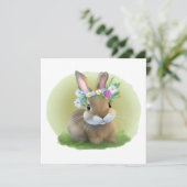 Cute Easter Bunnyfor voor een positieve stemming (Staand voorkant)