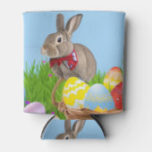 Cute Easter Bunnyfor voor een positieve stemming Blikjeskoeler (Voorkant)