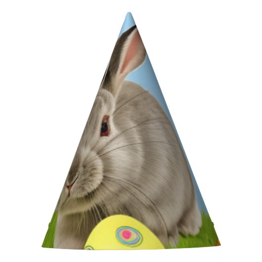 Cute Easter Bunnyfor voor een positieve stemming Feesthoedjes (Voorkant)