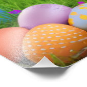 Cute Easter Bunnyfor voor een positieve stemming Foto Afdruk (Hoek)