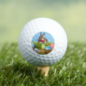 Cute Easter Bunnyfor voor een positieve stemming Golfballen (Insitu Shirt)