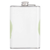 Cute Easter Bunnyfor voor een positieve stemming Heupfles (Achterkant)