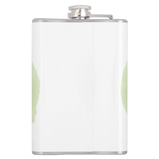 Cute Easter Bunnyfor voor een positieve stemming Heupfles (Achterkant)