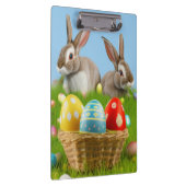 Cute Easter Bunnyfor voor een positieve stemming Klembord (Rechts)