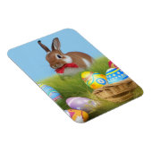 Cute Easter Bunnyfor voor een positieve stemming Magneet (Rechterzijde)