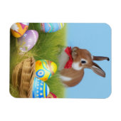 Cute Easter Bunnyfor voor een positieve stemming Magneet (Horizontaal)