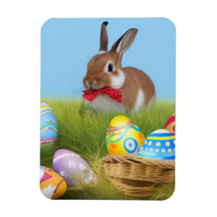 Cute Easter Bunnyfor voor een positieve stemming Magneet