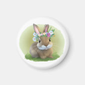 Cute Easter Bunnyfor voor een positieve stemming Magneet (Voorkant)
