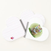 Cute Easter Bunnyfor voor een positieve stemming Notitieboek (Binnen)