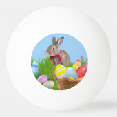 Cute Easter Bunnyfor voor een positieve stemming Pingpongbal (Voorkant)