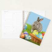 Cute Easter Bunnyfor voor een positieve stemming Planner (Display)