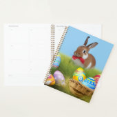 Cute Easter Bunnyfor voor een positieve stemming Planner (Display)