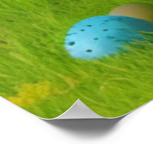 Cute Easter Bunnyfor voor een positieve stemming Poster (Hoek)