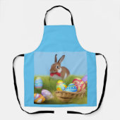 Cute Easter Bunnyfor voor een positieve stemming S Schort (Voorkant)