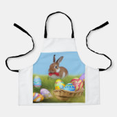 Cute Easter Bunnyfor voor een positieve stemming Schort (Voorkant)