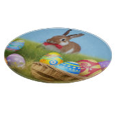 Cute Easter Bunnyfor voor een positieve stemming Snijplank (Hoek)