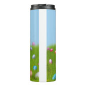 Cute Easter Bunnyfor voor een positieve stemming Thermosbeker (Achterkant)