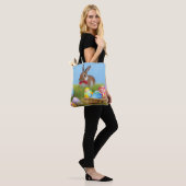 Cute Easter Bunnyfor voor een positieve stemming Tote Bag (Op model)