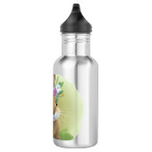 Cute Easter Bunnyfor voor een positieve stemming Waterfles (Rechts)