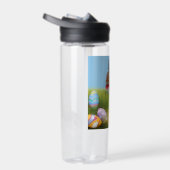 Cute Easter Bunnyfor voor een positieve stemming Waterfles (Rechts)