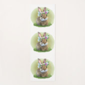Cute Easter Bunnyfor voor een positieve stemming Yogamat (Voorkant)