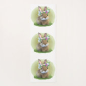 Cute Easter Bunnyfor voor een positieve stemming Yogamat (Achterkant)
