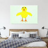Cute Easter Chick Canvas Pri Afdruk (Insitu (Slaapkamer))