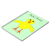 Cute Easter Chick-laptop Notitieboek (Linkerzijde)