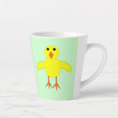 Cute Easter Chick Latte Mok (Rechts)