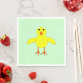 Cute Easter Chick Luncheon Napkin Servet (Insitu)