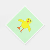 Cute Easter Chick Luncheon Napkin Servet (Hoek)