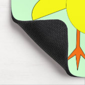 Cute Easter Chick Mousepad Muismat (Hoek)
