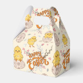 Cute Easter Chick Pattern Bedankdoosjes (Voorkant Zijde)