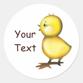Cute Easter Chick Sticker