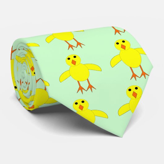 Cute Easter Chick Stropdas (Opgerold)
