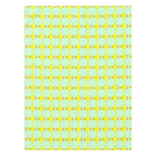 Cute Easter Chick Tablecloth Tafelkleed (Voorkant)