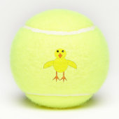 Cute Easter Chick Tennisballen (Achterkant)