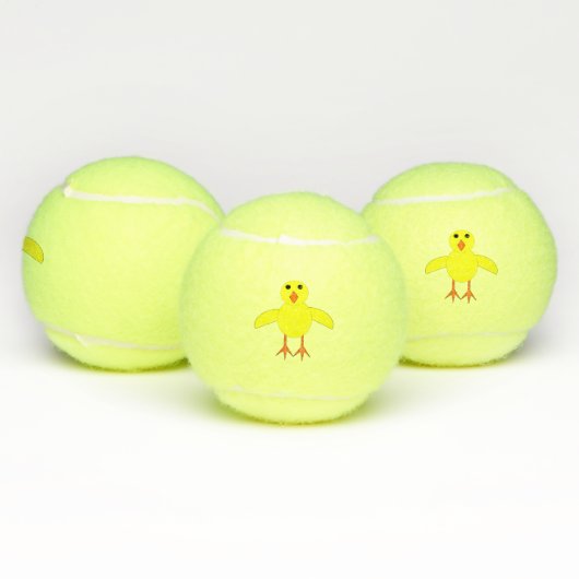 Cute Easter Chick Tennisballen (Multi)