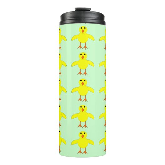 Cute Easter Chick Thermal Tumbler Thermosbeker (Voorkant)