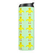 Cute Easter Chick Thermal Tumbler Thermosbeker (Gedraaid links)